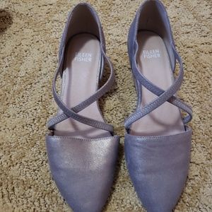 Eileen Fisher brand new mauve/gold close toe
